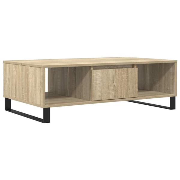 vidaXL Salongbord Sonoma eik 104x60x35 cm konstruert tre