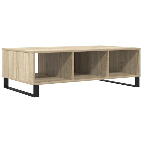 vidaXL sofabord 104x60x35 cm konstrueret træ sonoma-eg