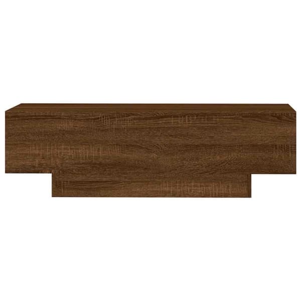 vidaXL sofabord 100x49,5x31 cm konstrueret træ brun egetræsfarve