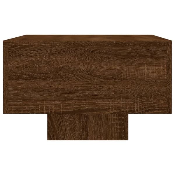 vidaXL sofabord 100x49,5x31 cm konstrueret træ brun egetræsfarve