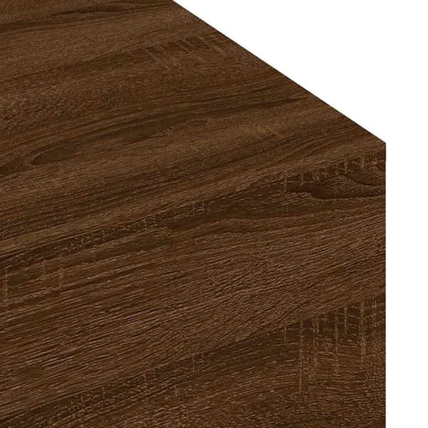 vidaXL sofabord 100x49,5x31 cm konstrueret træ brun egetræsfarve