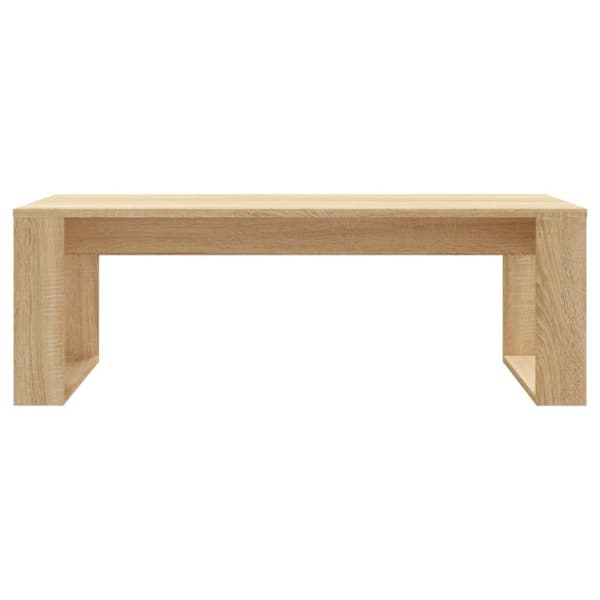 vidaXL Salongbord sonoma eik 102x50x35 cm konstruert tre
