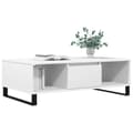Miniatyrbillede 4 af 11: vidaXL sofabord 104x60x35 cm konstrueret træ hvid