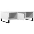 Miniatyrbillede 5 af 11: vidaXL sofabord 104x60x35 cm konstrueret træ hvid
