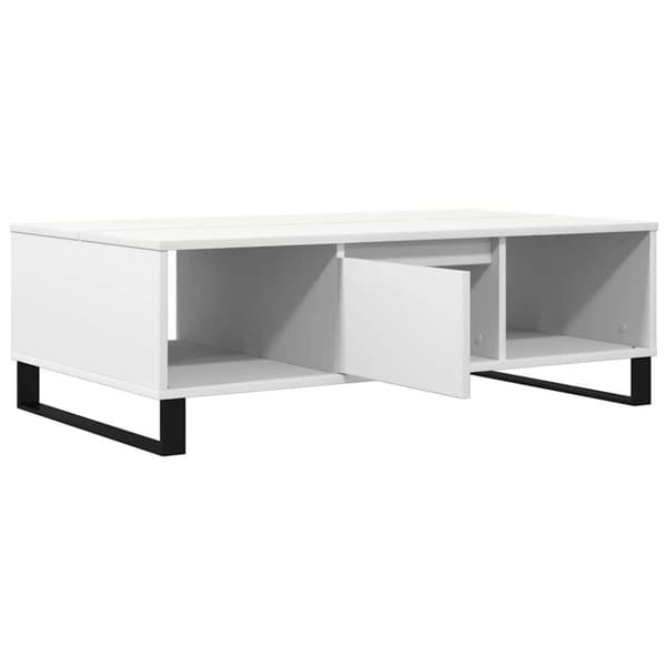 vidaXL sofabord 104x60x35 cm konstrueret træ hvid