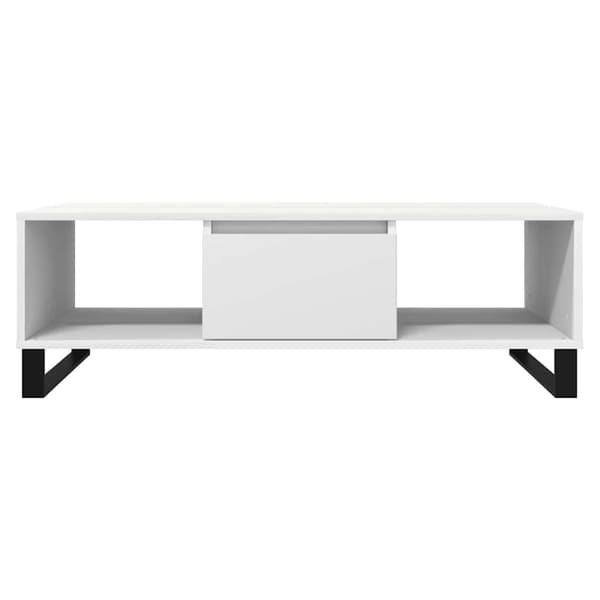 vidaXL sofabord 104x60x35 cm konstrueret træ hvid