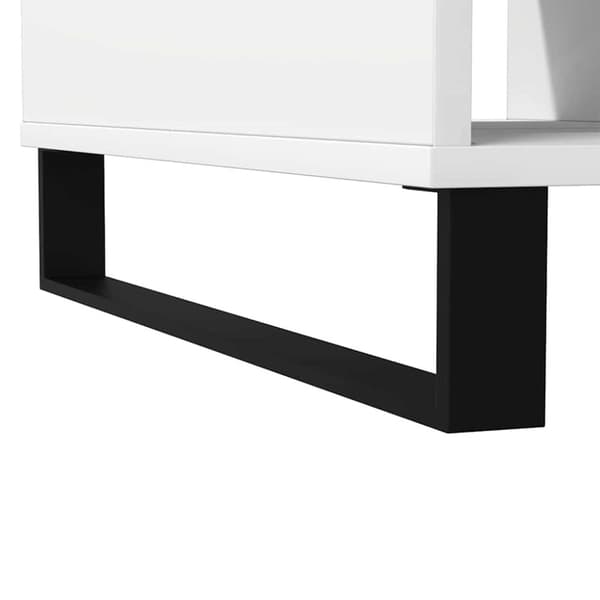 vidaXL sofabord 104x60x35 cm konstrueret træ hvid