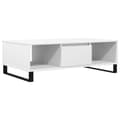 Miniatyrbillede 1 af 11: vidaXL sofabord 104x60x35 cm konstrueret træ hvid