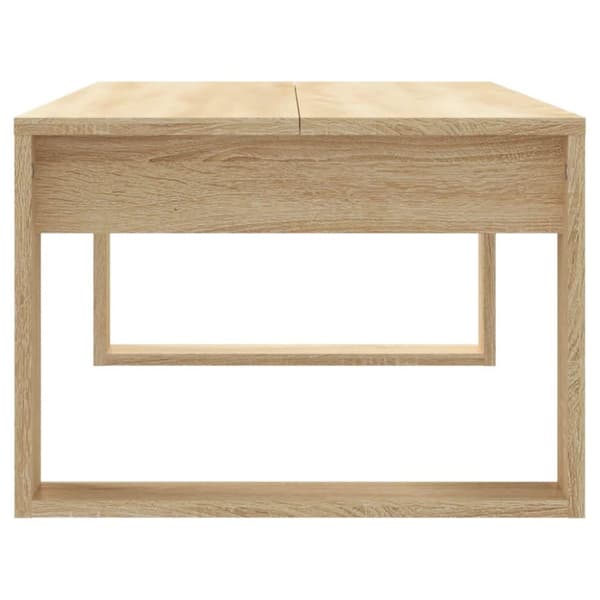 vidaXL sofabord 102x50x35 cm konstrueret træ sonoma-eg