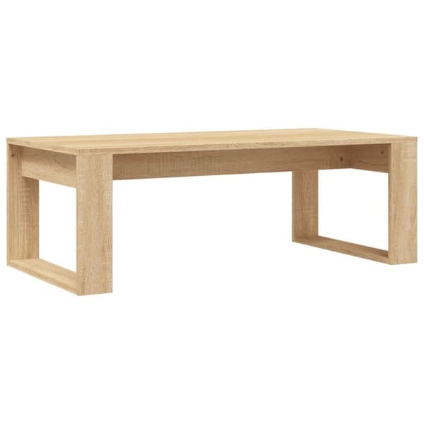 vidaXL sofabord 102x50x35 cm konstrueret træ sonoma-eg