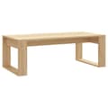 Miniatyrbillede 1 af 9: vidaXL sofabord 102x50x35 cm konstrueret træ sonoma-eg