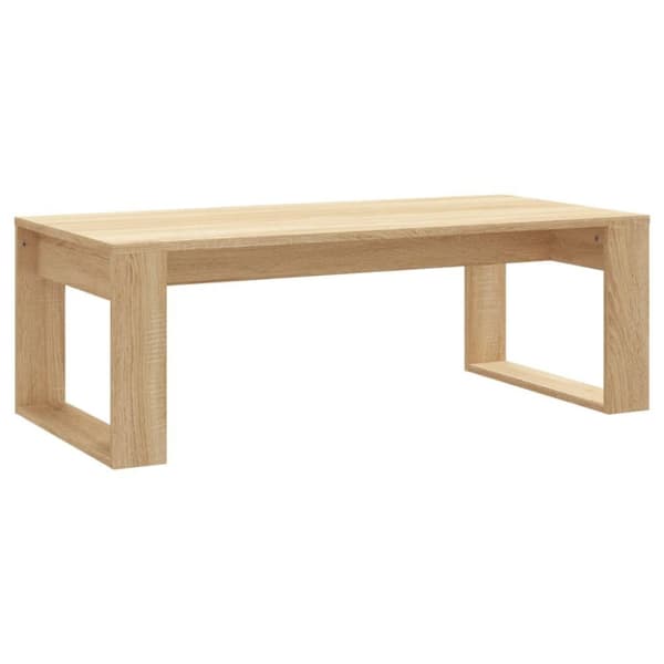 vidaXL sofabord 102x50x35 cm konstrueret træ sonoma-eg