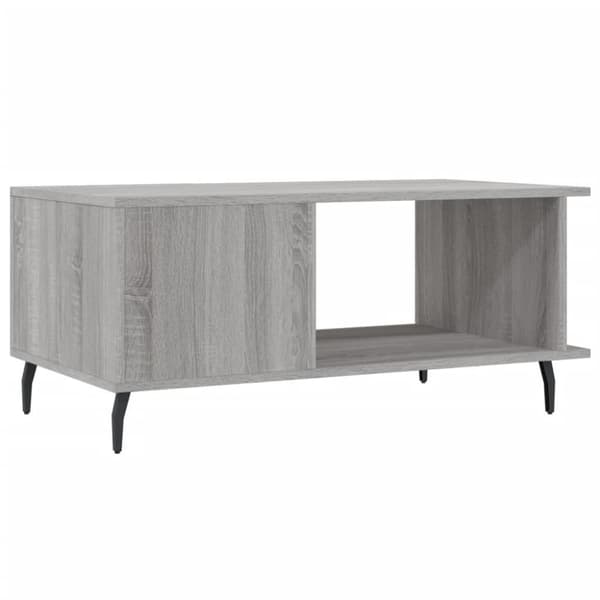 vidaXL sofabord 90x50x40 cm konstrueret træ grå sonoma-eg