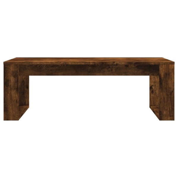 vidaXL sofabord 102x50x35 cm konstrueret træ røget egetræsfarve