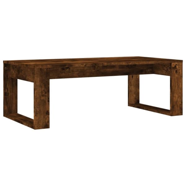 vidaXL sofabord 102x50x35 cm konstrueret træ røget egetræsfarve