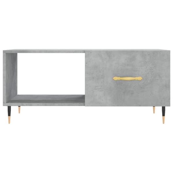 vidaXL sofabord 90x50x40 cm konstrueret træ betongrå