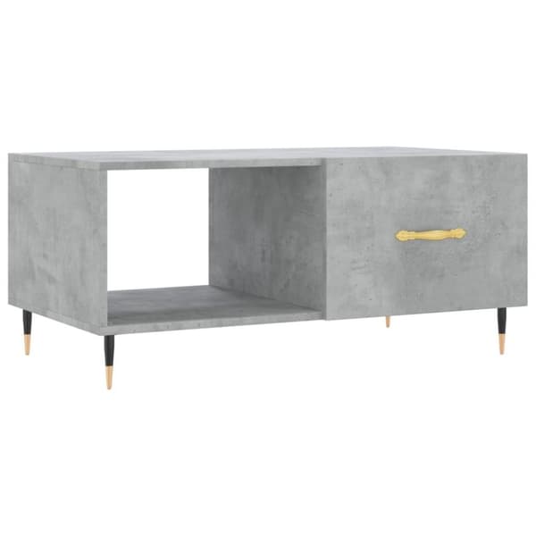 vidaXL sofabord 90x50x40 cm konstrueret træ betongrå