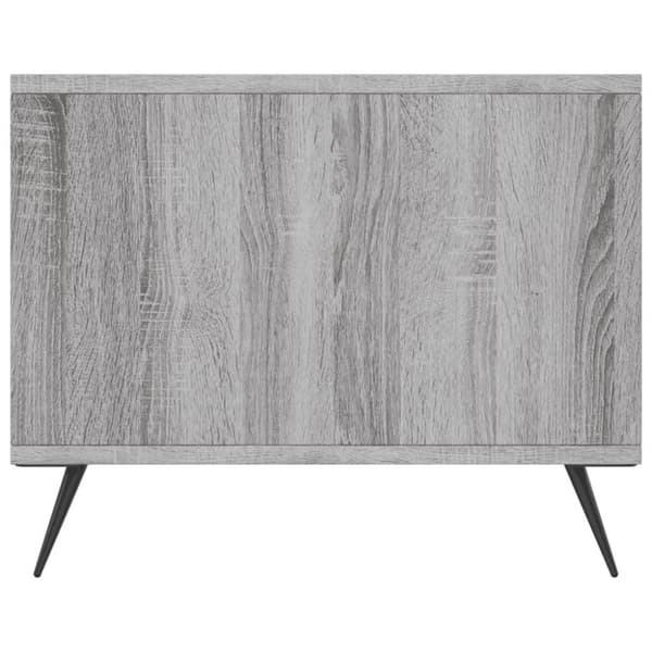 vidaXL Soffbord grå sonoma 90x50x40 cm konstruerat trä