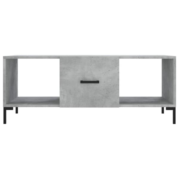vidaXL sofabord 102x50x40 cm konstrueret træ betongrå