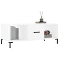 Miniatyrbillede 2 af 11: vidaXL sofabord 102x50x40 cm konstrueret træ hvid
