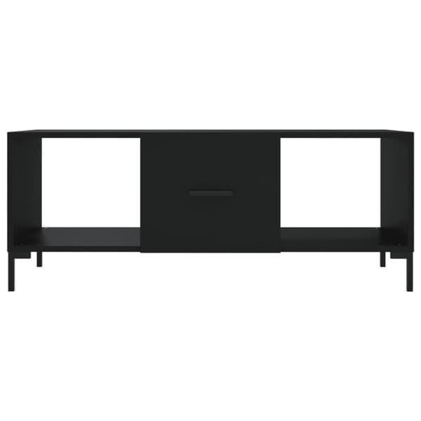 vidaXL Salongbord svart 102x50x40 cm konstruert tre