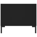 Miniatyrbilde 6 av 11: vidaXL Salongbord svart 102x50x40 cm konstruert tre
