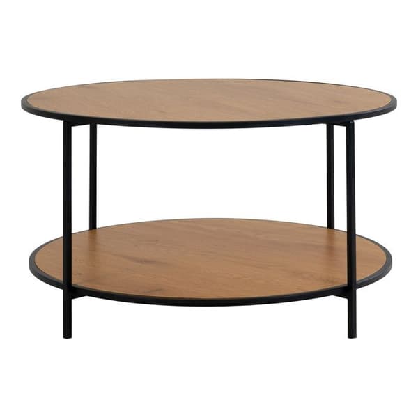 Soffbord Vita - Vit och Ekdekorr - Rektangulär - Modernt design