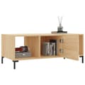 Miniatyrbilde 3 av 11: vidaXL Salongbord sonoma eik 102x50x40 cm konstruert tre
