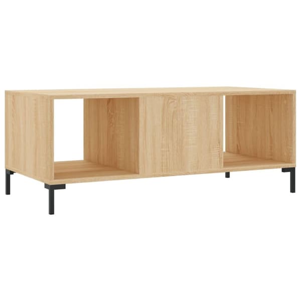 vidaXL Salongbord sonoma eik 102x50x40 cm konstruert tre
