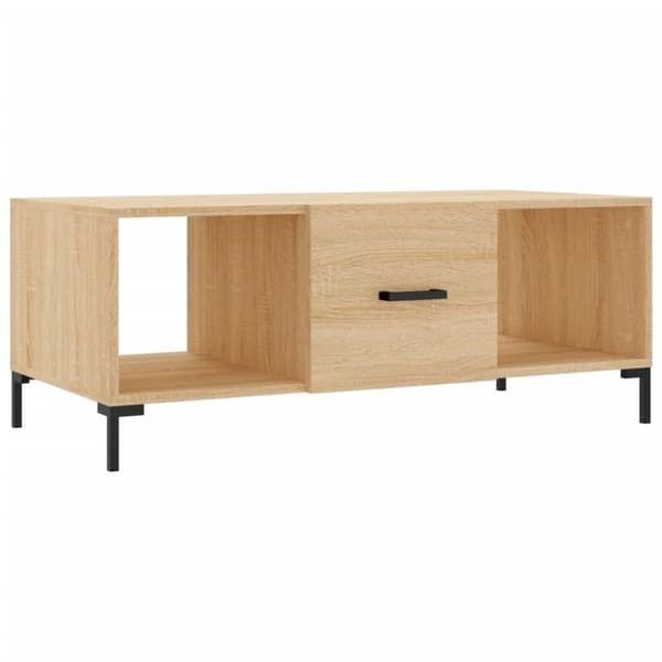 vidaXL sofabord 102x50x40 cm konstrueret træ sonoma-eg