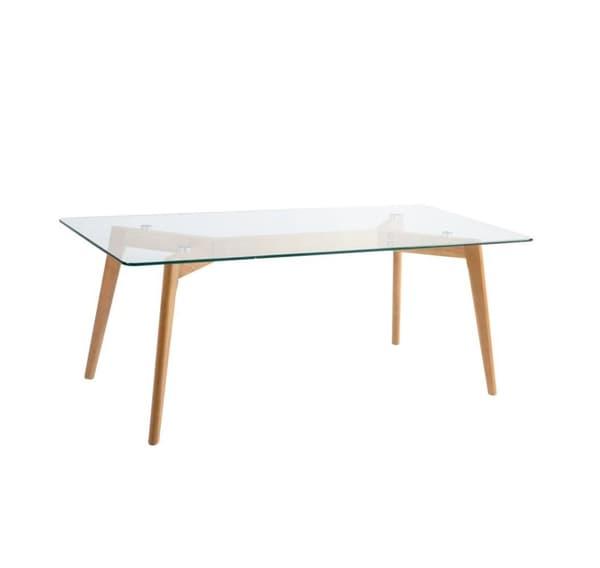 Soffbord HELENA 120x60xH45cm, glas