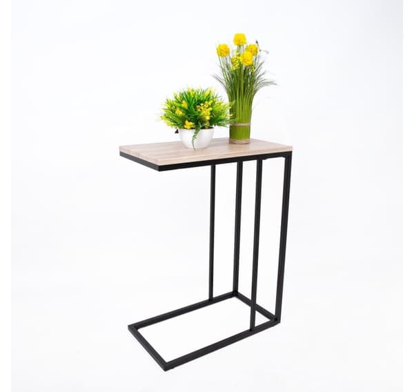 Sidebord ELT 46x26xH62cm lys brun
