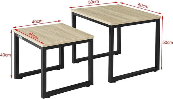 Rootz Set med 2 Soffbord - Sidobord - Avslutsbord