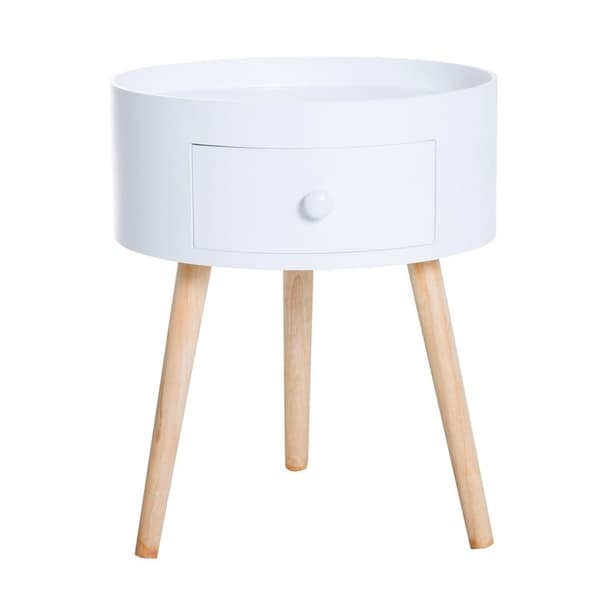 Rootz Sidebord - Hvid - Træ, Mdf - 11,02 cm x 8,86 cm x 3,74 cm