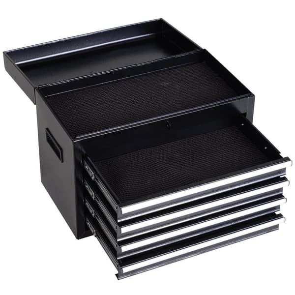 Rootz Verkstadsvagn Verktyg - Svart - Metall - 20,67 cm x 11,02 cm x 41,14 cm