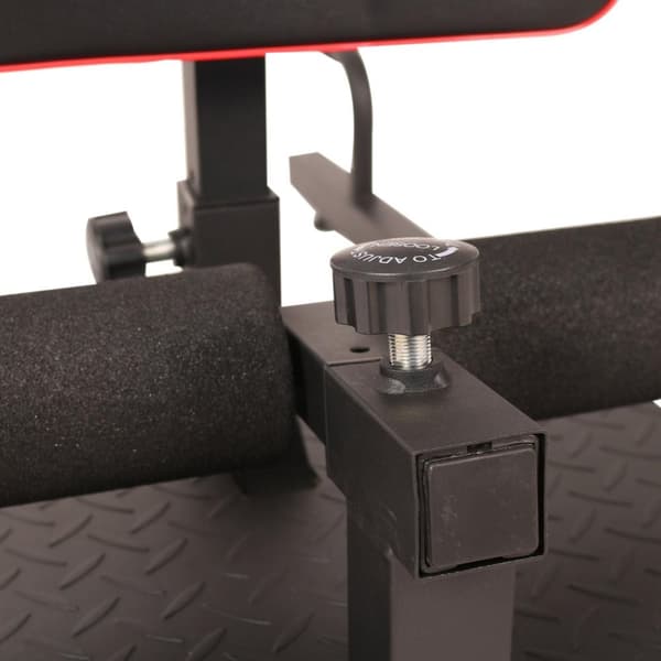 Rootz Knee Trainer - musta - teräs, Eva - 19,69 cm x 38,19 cm x 22,64 cm