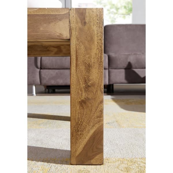Rootz Sofabord - Sofabord - Massivt træ - Acacia - 110 x 60 cm - Rektangulært - Naturlig