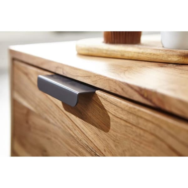 Rootz Soffbord - Massivt trä - Acacia - Förvaringsutrymme - Bord - 95 x 45 - Brun - Svart