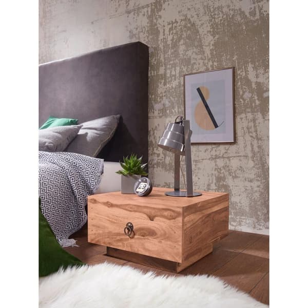 Rootz Sengebord - Massivt træ Acacia sengebord - Sengeborde - Skuffe - 25cm høj