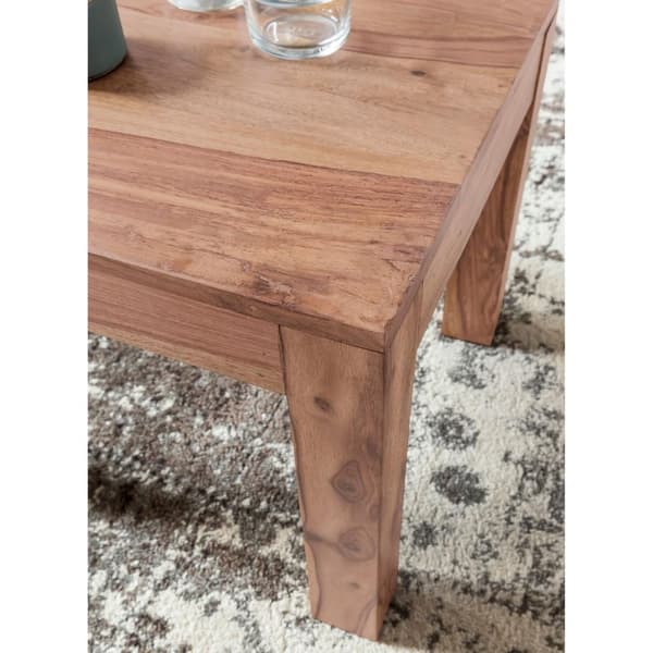 Rootz Sofabord - Sidebord - Massivt træ - 45 x 45 cm - Brun - Sofaborde