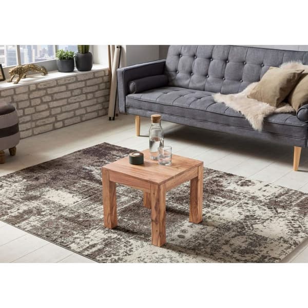 Rootz Sofabord - Sidebord - Massivt træ - 45 x 45 cm - Brun - Sofaborde