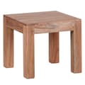 Miniatyrbillede 1 af 7: Rootz Sofabord - Sidebord - Massivt træ - 45 x 45 cm - Brun - Sofaborde