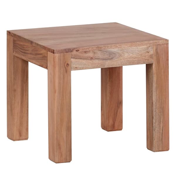 Rootz Sofabord - Sidebord - Massivt træ - 45 x 45 cm - Brun - Sofaborde