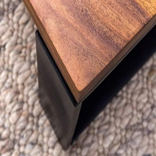 Rootz Sofabord - Stuebord - Sofaborde Brun - Metalstel - 115 x 35 x 60 cm