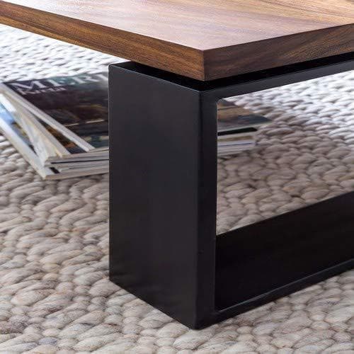 Rootz Sofabord - Stuebord - Sofaborde Brun - Metalstel - 115 x 35 x 60 cm