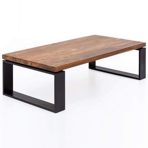 Rootz Sofabord - Stuebord - Sofaborde Brun - Metalstel - 115 x 35 x 60 cm