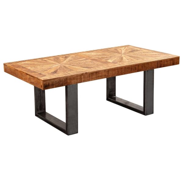Rootz Industrial Soffbord - Mangoträ - Soffbord - Sidobord - Soffbord - 105 x 55 cm