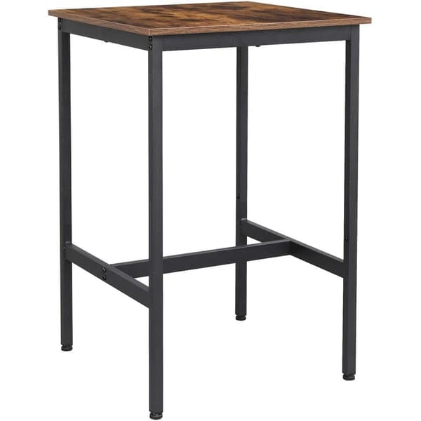 Rootz Træbarbord - Vintage køkkenbord - Køkkenbarborde - Højt skrivebord - Industrielt - Træ & Metal - 60 x 60 x 90 cm