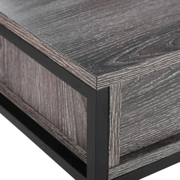 Rootz Console Table - Entrance Table - Side Table - Table - 2 Drawers - Grey - 120 x 30 x 81.5 cm