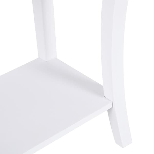 Rootz-konsolipöytä - Konsolipöytä - 2 laatikkoa - Puinen - MDF-Ivory - Valkoinen - 100x33x75cm